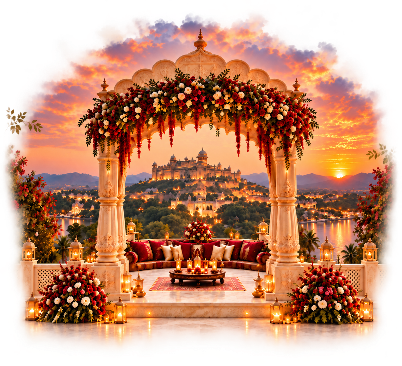 Wedding mandap decor